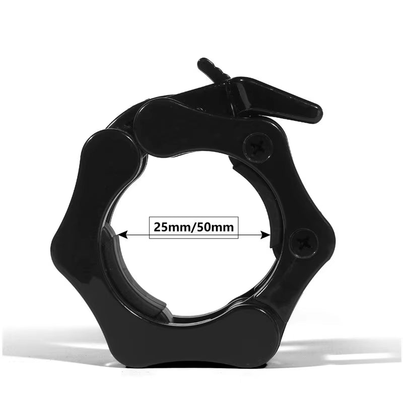 Pair of Locking 25/50Mm Diameter Standard Bar Dumbbell Barbell Collars Lock Clips Clamp Weight Lifting Gym Fitness Bodybuilding