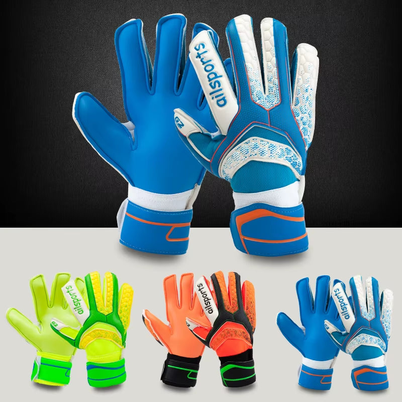 5-10 Professional Goalkeeper Gloves Finger Protection Thickened Latex Soccer Goalie Gloves Kids Football Goalkeeper Gloves
