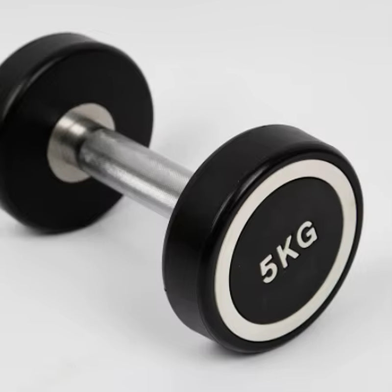 Commercial Fixed Weights PU/TPU Dumbbell Home Gym round CPU Dumbbells