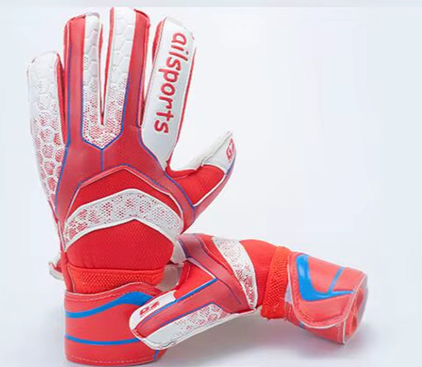 5-10 Professional Goalkeeper Gloves Finger Protection Thickened Latex Soccer Goalie Gloves Kids Football Goalkeeper Gloves