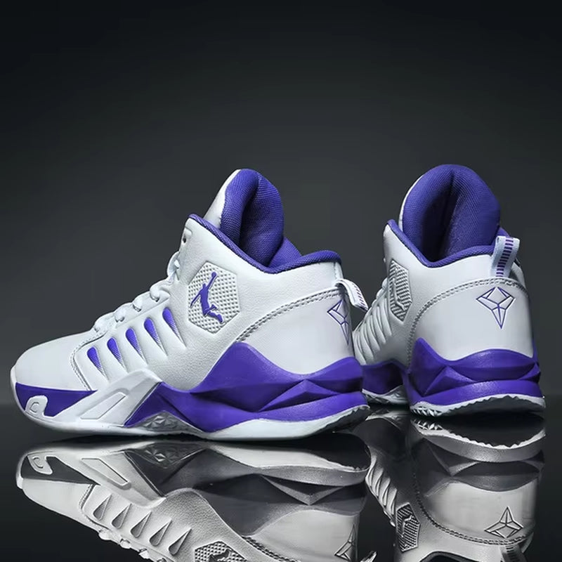 Brand Men'S Non-Slip Basketball Shoes Breathable Sports Shoes Comfortable Gym Training Athletic Shoes Boys Basketball Sneakers