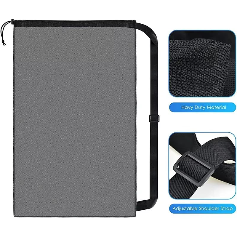 Heavy Duty Mesh Balls Bag for Basketball Volleyball Soccer Football and More - Convenient Storage Solution