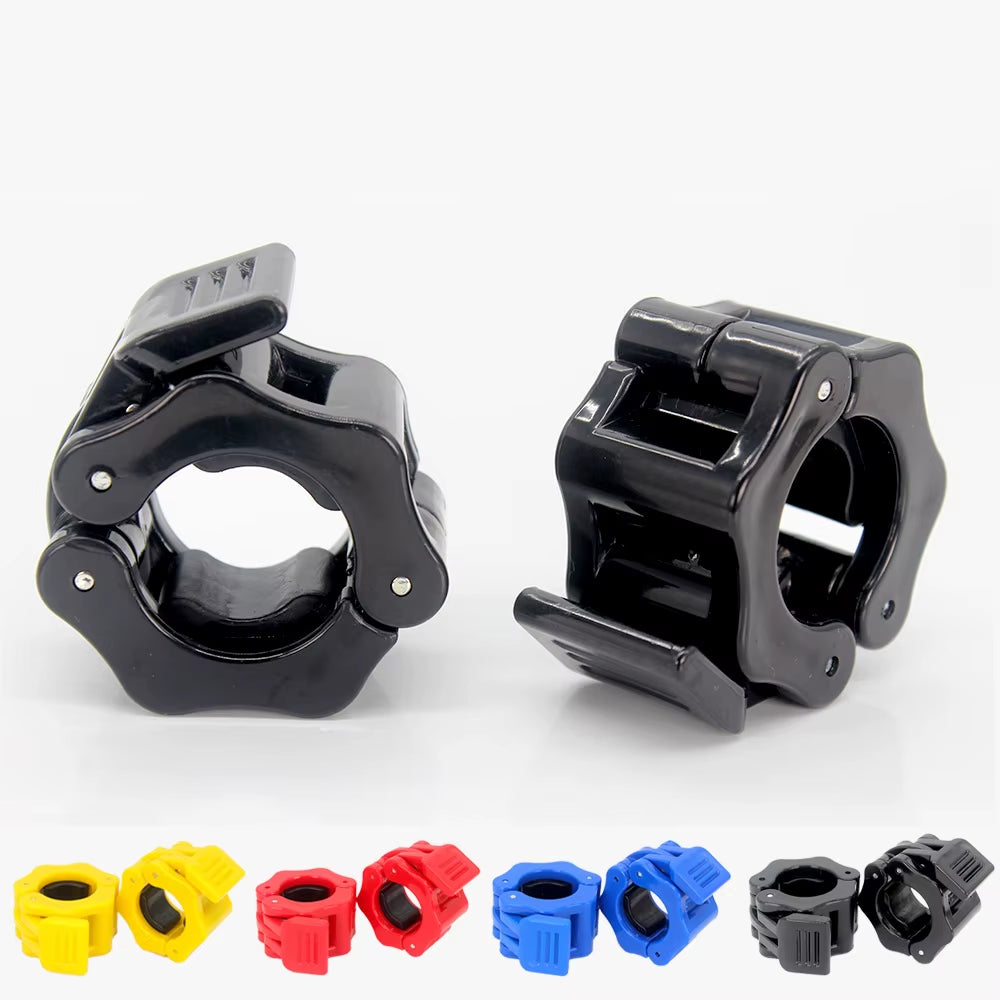 Pair of Locking 25/50Mm Diameter Standard Bar Dumbbell Barbell Collars Lock Clips Clamp Weight Lifting Gym Fitness Bodybuilding