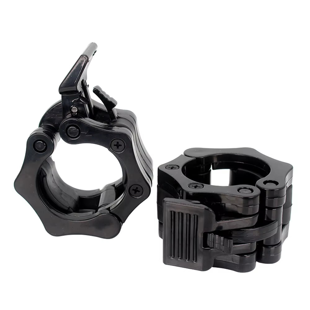 Pair of Locking 25/50Mm Diameter Standard Bar Dumbbell Barbell Collars Lock Clips Clamp Weight Lifting Gym Fitness Bodybuilding
