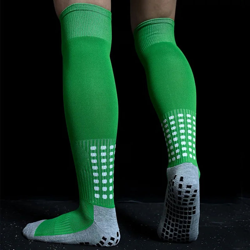 New anti SLIP Football Socks Mid Calf Non Slip Soccer Cycling Sports Socks Mens New anti SLIP Football Socks Mid Calf No