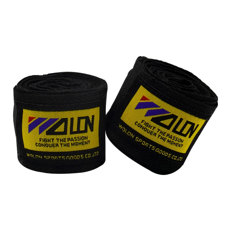2PCS 1.5/2/3/5M Cotton Boxing Bandage Sports Strap Sanda Kick Boxing MMA Hand Gloves Protector Belt Boxing Sports Wraps Bandage
