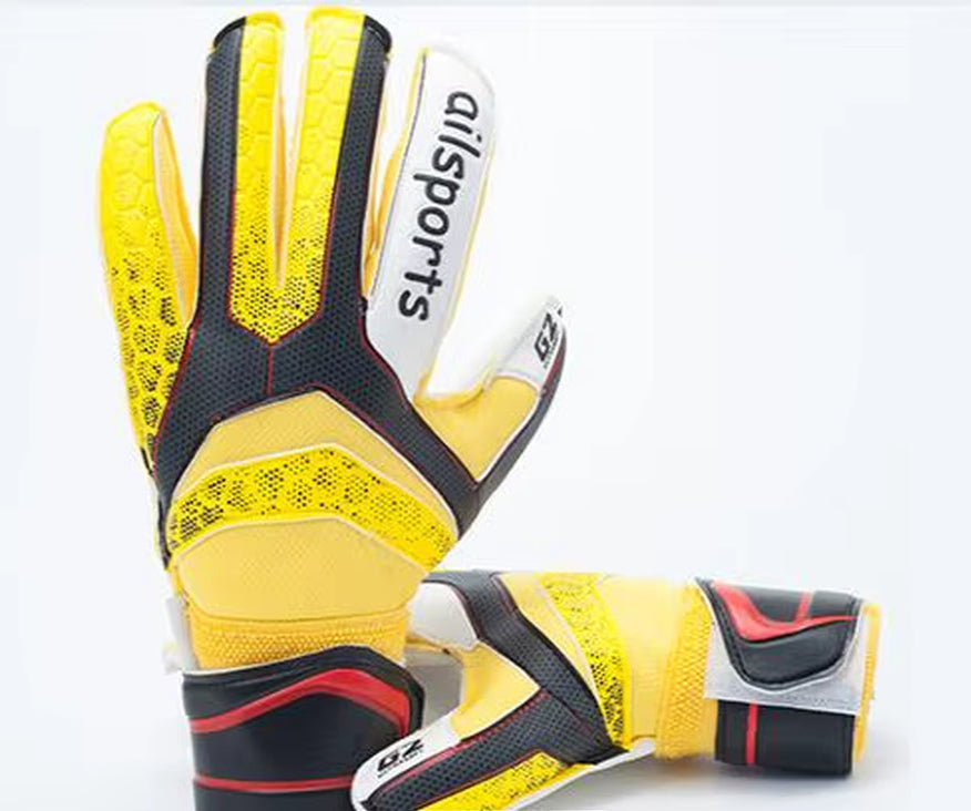 5-10 Professional Goalkeeper Gloves Finger Protection Thickened Latex Soccer Goalie Gloves Kids Football Goalkeeper Gloves