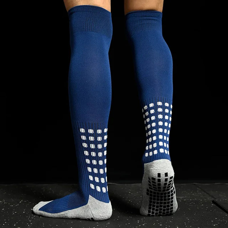 New anti SLIP Football Socks Mid Calf Non Slip Soccer Cycling Sports Socks Mens New anti SLIP Football Socks Mid Calf No