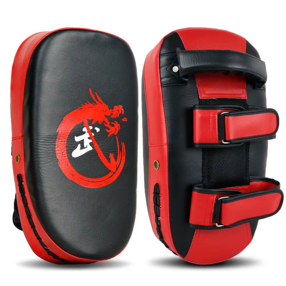 Boxing Target Faux Leather Kickboxing Thai Boxing Pad Training Cushion Thickened MMA Kicking Sanda Training Pad for Boxing Gym