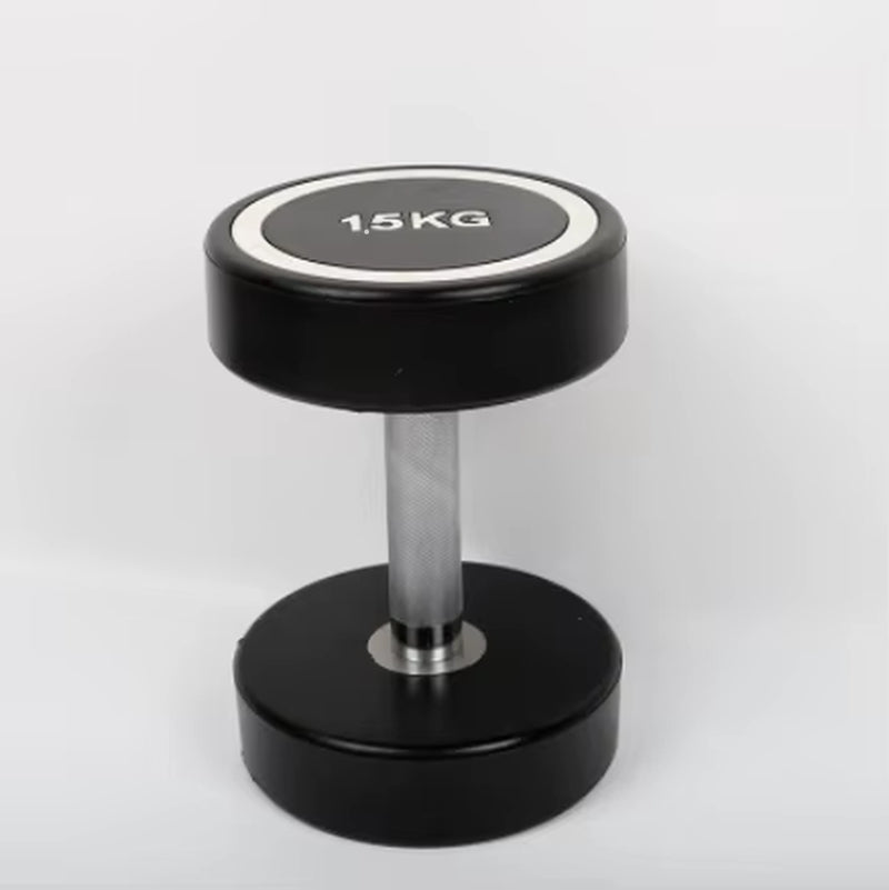 Commercial Fixed Weights PU/TPU Dumbbell Home Gym round CPU Dumbbells