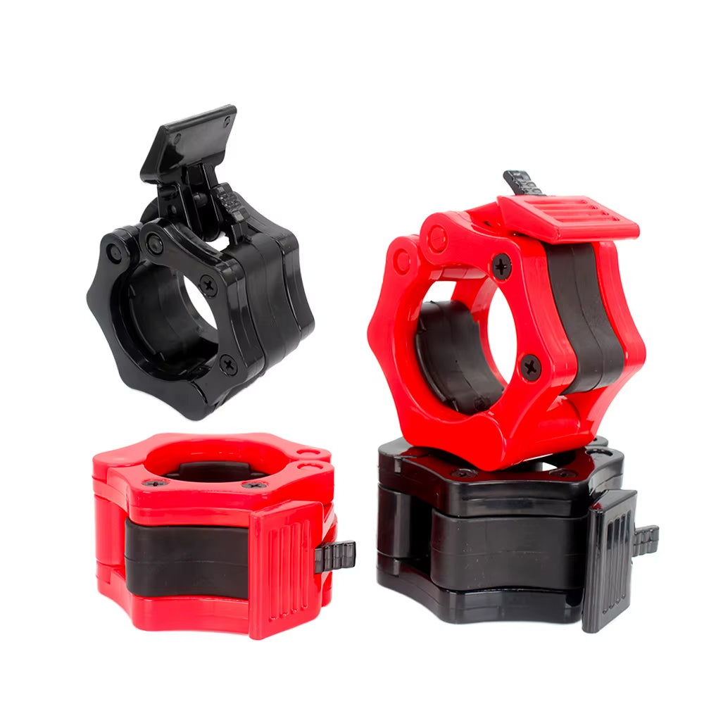 Pair of Locking 25/50Mm Diameter Standard Bar Dumbbell Barbell Collars Lock Clips Clamp Weight Lifting Gym Fitness Bodybuilding