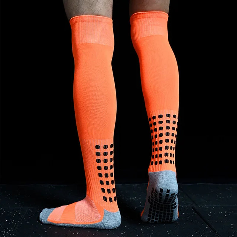 New anti SLIP Football Socks Mid Calf Non Slip Soccer Cycling Sports Socks Mens New anti SLIP Football Socks Mid Calf No
