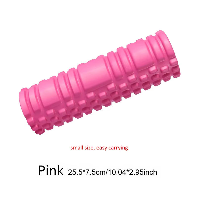 1Pc Yoga Block Yoga Column Gym Fitness Foam Roller Pilates Mini Exercise Back Muscle Massage Roller Soft Yoga Block Pilates Gym