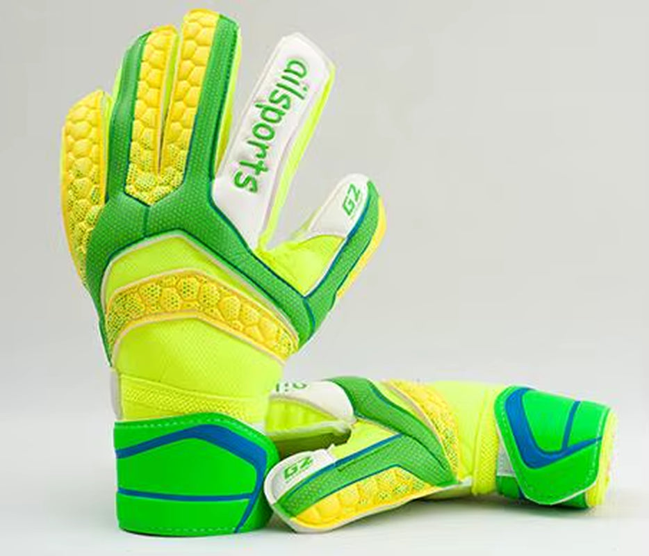 5-10 Professional Goalkeeper Gloves Finger Protection Thickened Latex Soccer Goalie Gloves Kids Football Goalkeeper Gloves