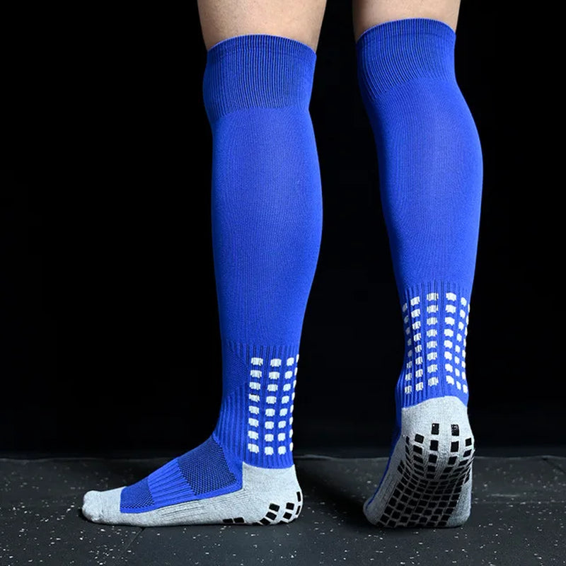New anti SLIP Football Socks Mid Calf Non Slip Soccer Cycling Sports Socks Mens New anti SLIP Football Socks Mid Calf No