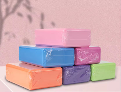 Yoga Block Multi Colors Pilates EVA Yoga Brick Gym Foam Stretching Aid Gym Pilates Yoga Block Exercise Fitness Sport