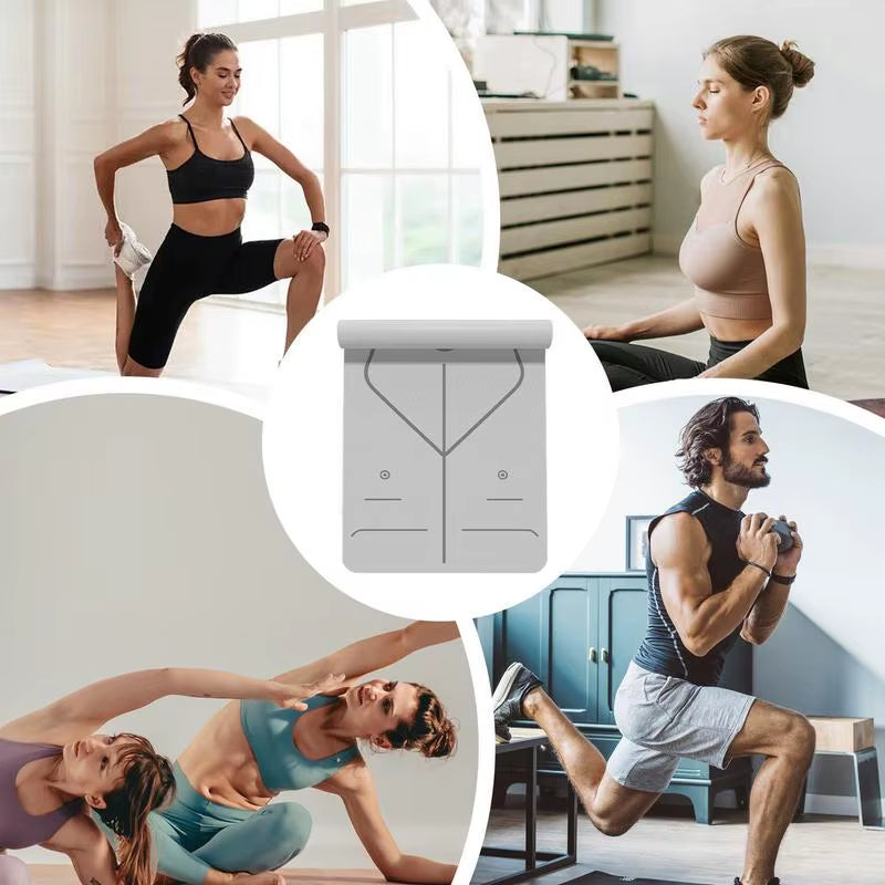 Yoga Workout Mat Yoga Mat Thick Fitness Cushion Home Gym Accessories Non-Slip & Shock Absorption Floor Pad for Men Women