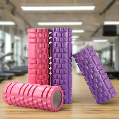 1Pc Yoga Block Yoga Column Gym Fitness Foam Roller Pilates Mini Exercise Back Muscle Massage Roller Soft Yoga Block Pilates Gym