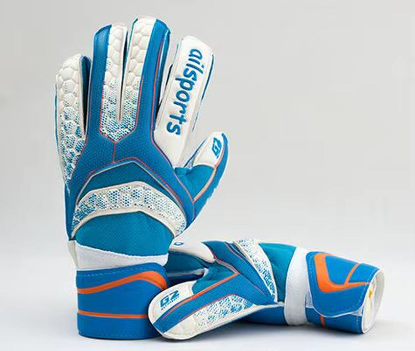 5-10 Professional Goalkeeper Gloves Finger Protection Thickened Latex Soccer Goalie Gloves Kids Football Goalkeeper Gloves