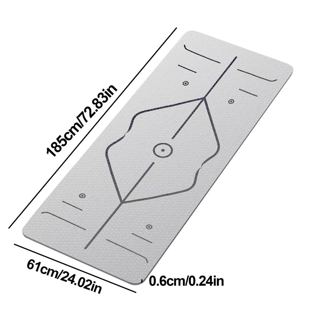 Yoga Workout Mat Yoga Mat Thick Fitness Cushion Home Gym Accessories Non-Slip & Shock Absorption Floor Pad for Men Women