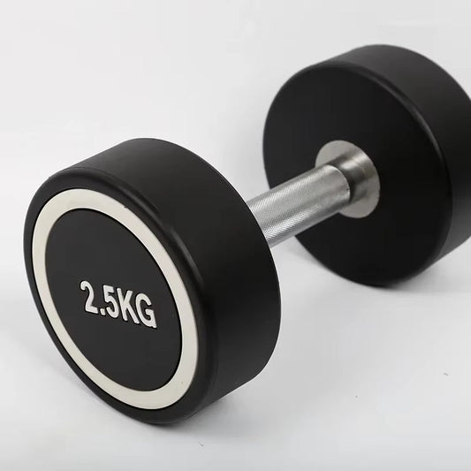 Commercial Fixed Weights PU/TPU Dumbbell Home Gym round CPU Dumbbells