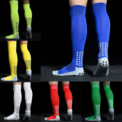 New anti SLIP Football Socks Mid Calf Non Slip Soccer Cycling Sports Socks Mens New anti SLIP Football Socks Mid Calf No