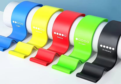 Different Resistance Bands Yoga Band Fitness Exercise Training Hip Tension Band Leg Squat Dance Elastic Loop Stretch Band