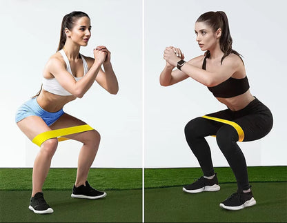 Different Resistance Bands Yoga Band Fitness Exercise Training Hip Tension Band Leg Squat Dance Elastic Loop Stretch Band