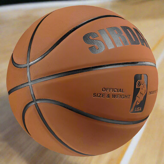 Basketball Size 7 Soft Microfiber Wear-Resistant Anti-Slip Waterproof Outdoor & Indoor Professional Basketball Ball Purple