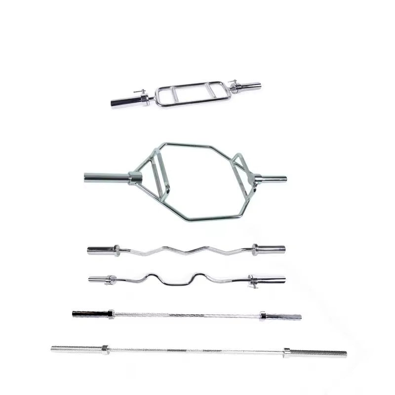 Barbell Bar 1.2M 1.5M 1.8M 2.2M Free Weights Professional Home Gym Straight Curl Bar Barbell Set