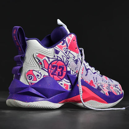 Men Basketball Shoes Field Training Sports Tennis Shoes 2024 New Male Sneakers Non Slip Luxury Basketball Shoes for Children