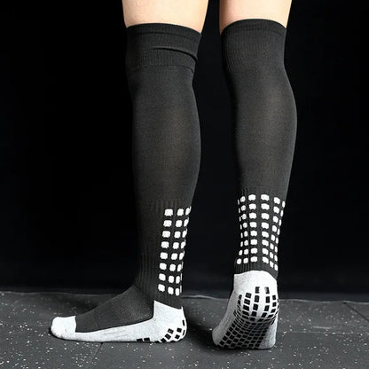 New anti SLIP Football Socks Mid Calf Non Slip Soccer Cycling Sports Socks Mens New anti SLIP Football Socks Mid Calf No