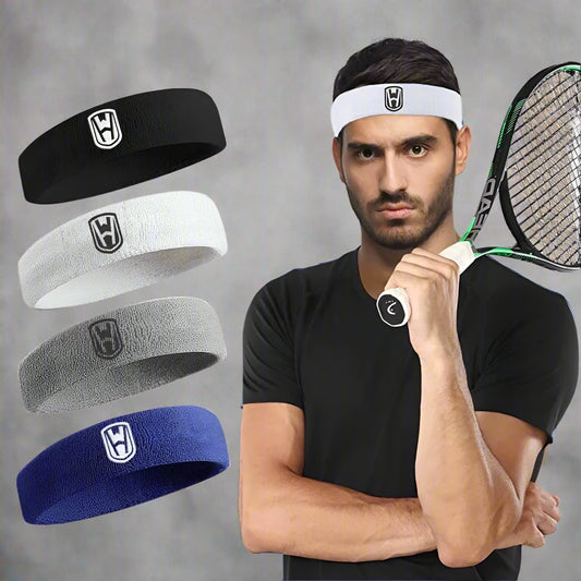 Wosweir-Cotton Athletic Headband Elastic Sweatbands Women Men Basketball Sports Gym Fitness Sweat Band Volleyball Tennis