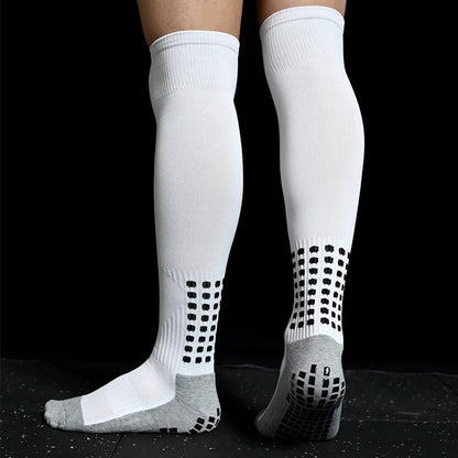 New anti SLIP Football Socks Mid Calf Non Slip Soccer Cycling Sports Socks Mens New anti SLIP Football Socks Mid Calf No