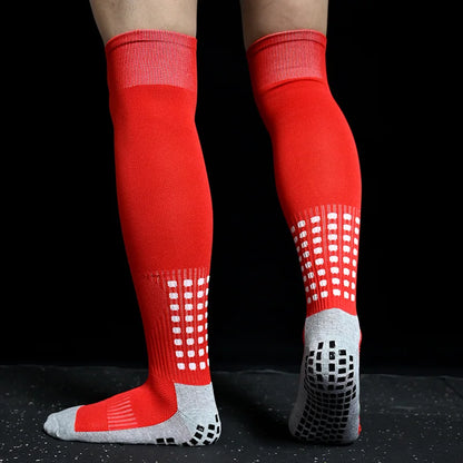 New anti SLIP Football Socks Mid Calf Non Slip Soccer Cycling Sports Socks Mens New anti SLIP Football Socks Mid Calf No